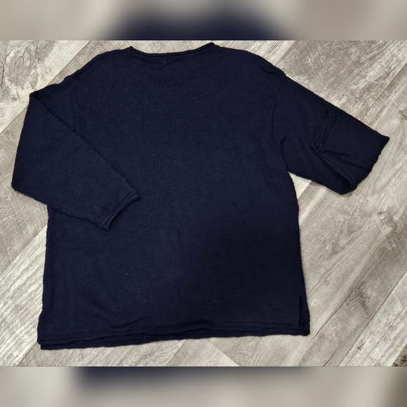 LuLu-B Women's Lightweight Button-Pocket Sweater L/XL - Picture 3 of 9